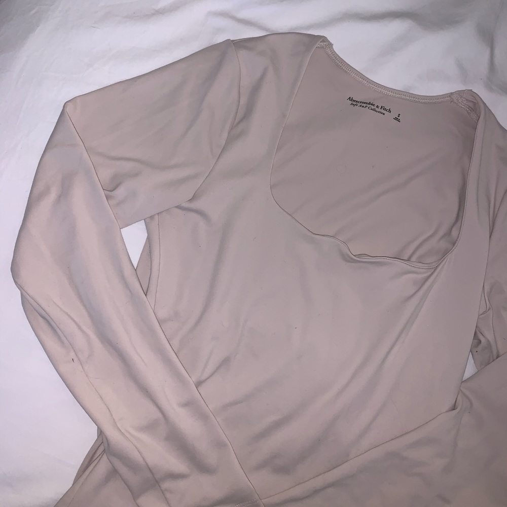 Abercrombie & Fitch Scoop Neck Bodysuit (Size: Small)